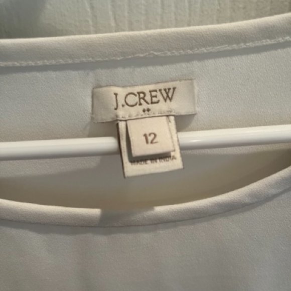 J. Crew Long Sleeve Two-Tone Top - Picture 3 of 3